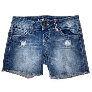 ZCO Jeans Premium Shorts Junior Women's Size 3 Mid-Rise Distressed Stylish Denim